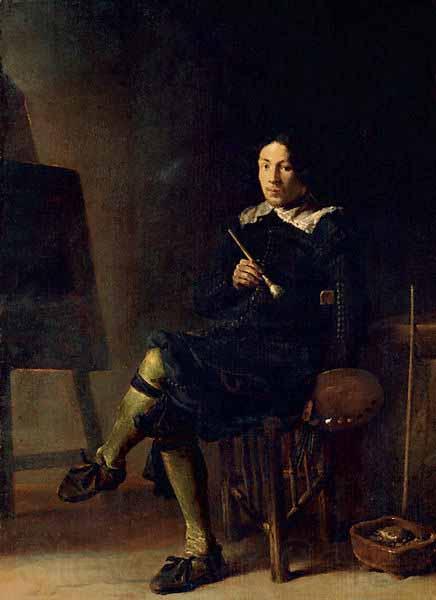 Cornelis Saftleven Self-portrait Norge oil painting art